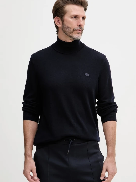 Zdjęcie produktu Lacoste golfowy męski wełniany granatowy