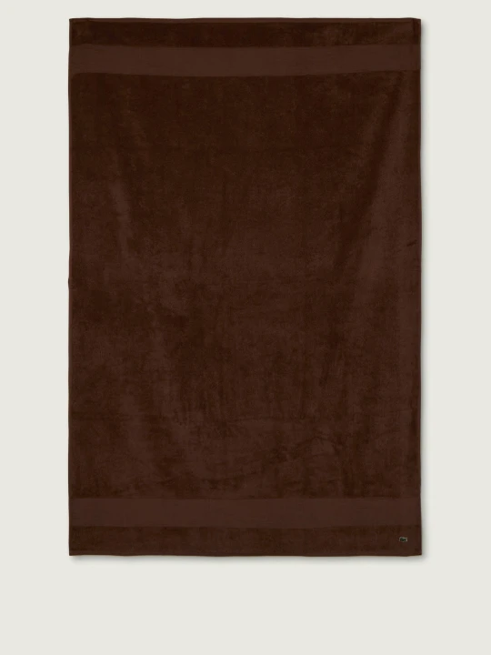 Zdjęcie produktu Lacoste HOME Ręcznik kąpielowy Llecroco | 100 x 150 cm brązowy