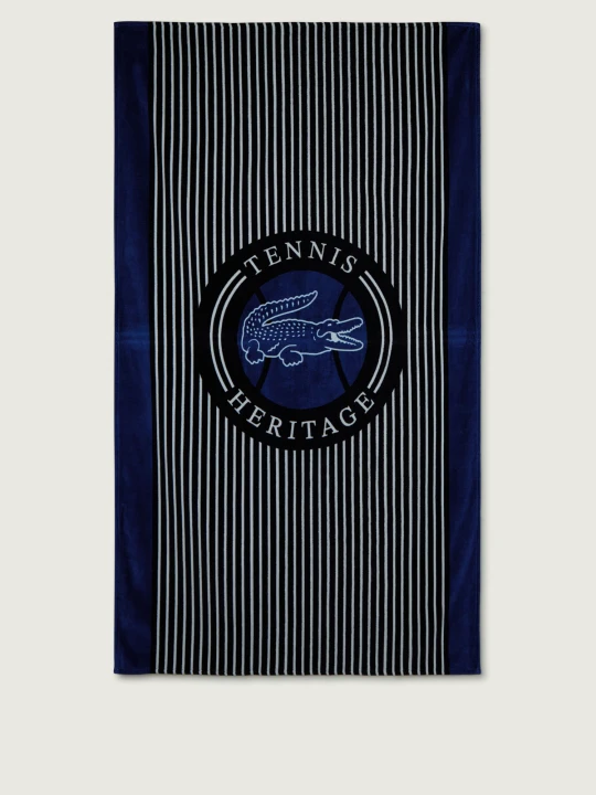 Zdjęcie produktu Lacoste HOME Ręcznik plażowy L Ace | 100 x 170 cm granatowy