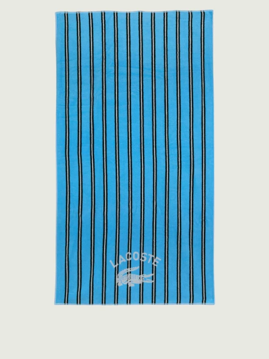 Zdjęcie produktu Lacoste HOME Ręcznik plażowy Sunstripe | 90 x 160 cm niebieski