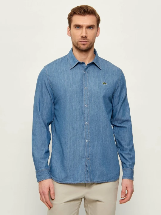 Zdjęcie produktu Lacoste Jeansowa koszula | Regular Fit niebieski