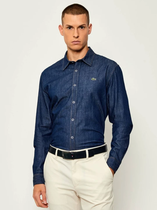 Zdjęcie produktu Lacoste Jeansowa koszula | Regular Fit granatowy