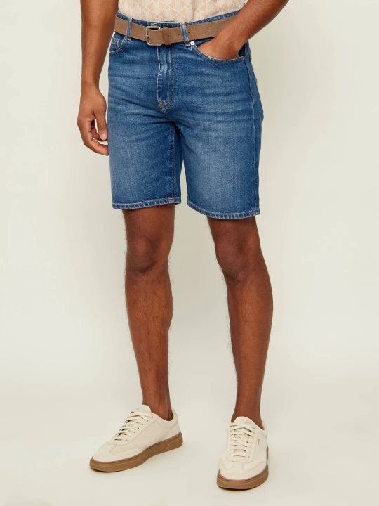 Zdjęcie produktu Lacoste Jeansowe szorty | Straight fit granatowy
