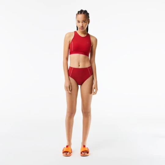 Zdjęcie produktu Lacoste Kadın Bordo Bikini Altı