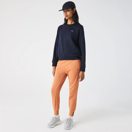 Zdjęcie produktu Lacoste Kadın Regular Fit Bisiklet Yaka Organik Pamuk Lacivert Sweatshirt