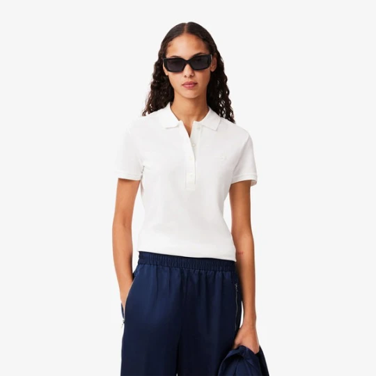 Zdjęcie produktu Lacoste Kadın Slim Fit Kısa Kollu Yeşil Polo