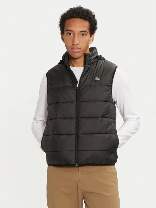Zdjęcie produktu Lacoste Kamizelka BH6761 Czarny Regular Fit