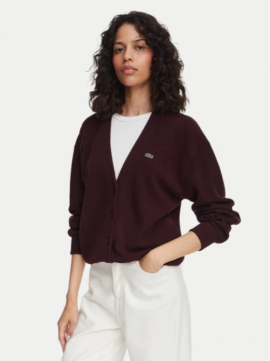 Zdjęcie produktu Lacoste Kardigan AF4143 Brązowy Regular Fit