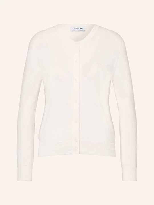Zdjęcie produktu Lacoste Kardigan weiss BIAŁY