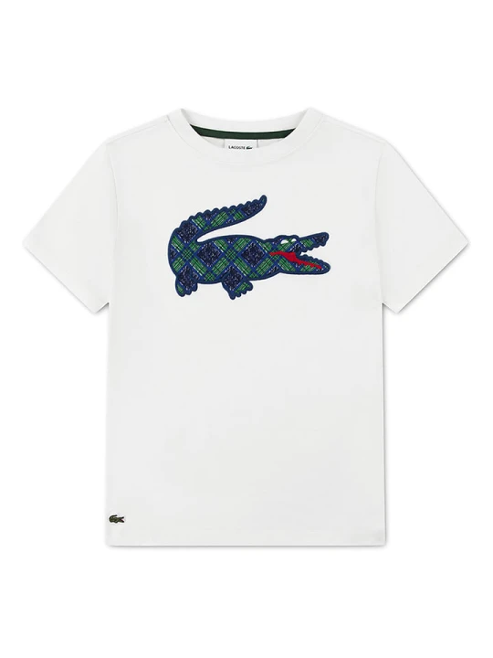 Zdjęcie produktu Lacoste Kids Koszulka w kolorze białym rozmiar: 140