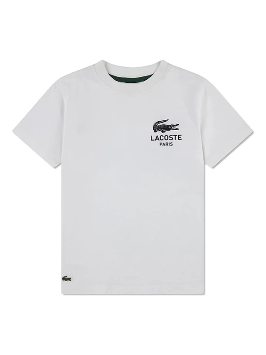 Zdjęcie produktu Lacoste Kids Koszulka w kolorze białym rozmiar: 128