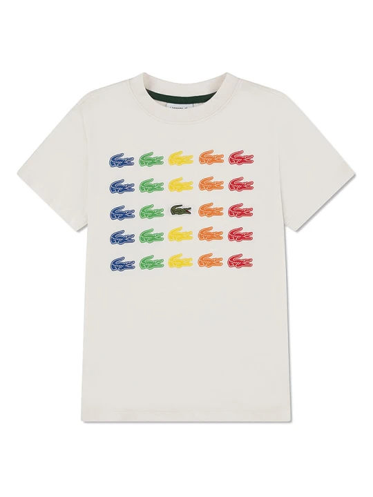 Zdjęcie produktu Lacoste Kids Koszulka w kolorze białym rozmiar: 152