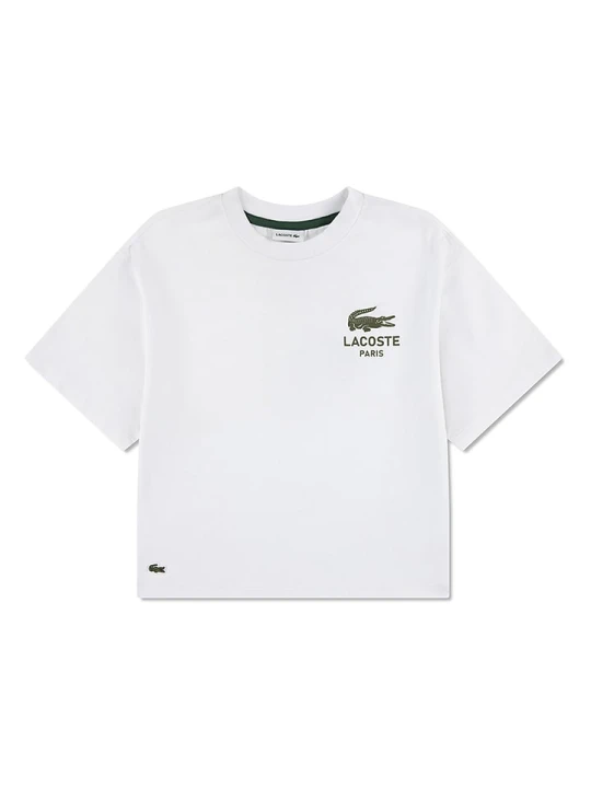 Zdjęcie produktu Lacoste Kids Koszulka w kolorze białym rozmiar: 164