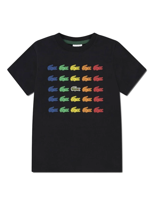 Zdjęcie produktu Lacoste Kids Koszulka w kolorze czarnym rozmiar: 116