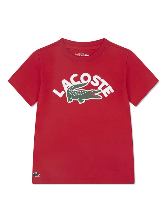 Zdjęcie produktu Lacoste Kids Koszulka w kolorze czerwonym rozmiar: 140