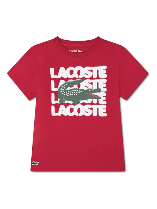 Zdjęcie produktu Lacoste Kids Koszulka w kolorze czerwonym rozmiar: 152