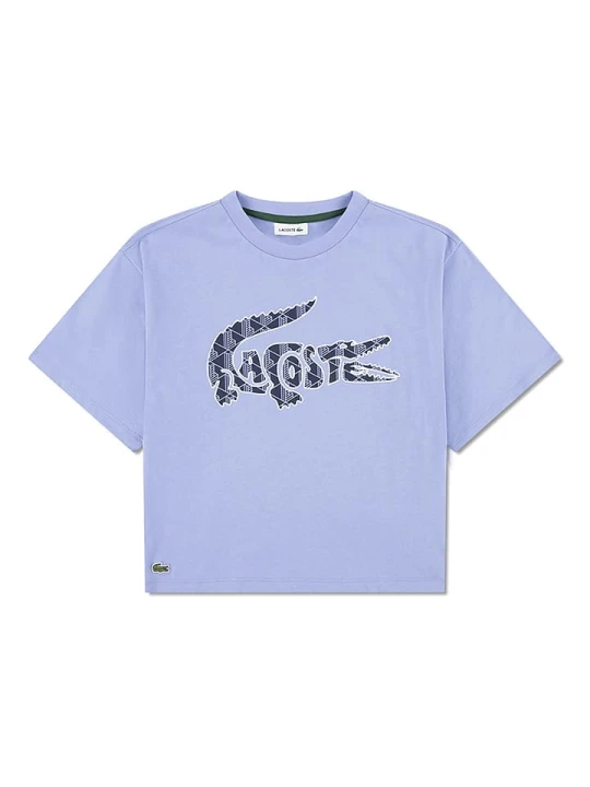 Zdjęcie produktu Lacoste Kids Koszulka w kolorze fioletowym rozmiar: 152