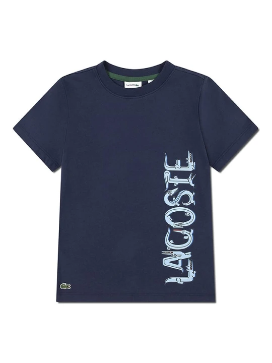 Zdjęcie produktu Lacoste Kids Koszulka w kolorze granatowym rozmiar: 122
