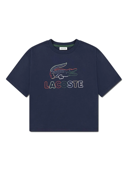 Zdjęcie produktu Lacoste Kids Koszulka w kolorze granatowym rozmiar: 140