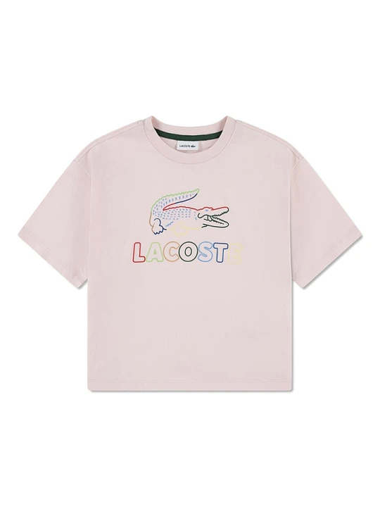 Zdjęcie produktu Lacoste Kids Koszulka w kolorze jasnoróżowym rozmiar: 116