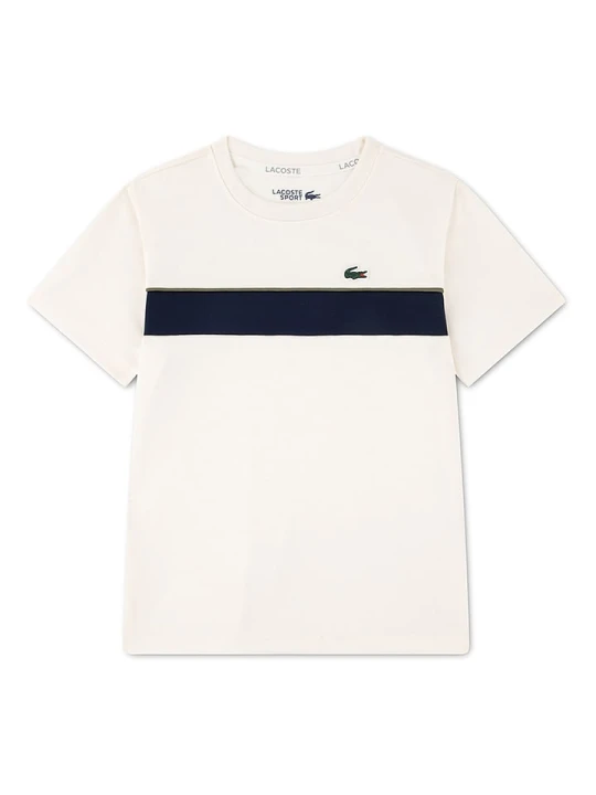 Zdjęcie produktu Lacoste Kids Koszulka w kolorze kremowym rozmiar: 140