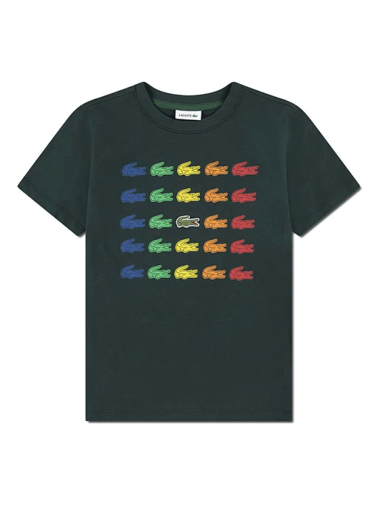 Zdjęcie produktu Lacoste Kids Koszulka w kolorze zielonym rozmiar: 176
