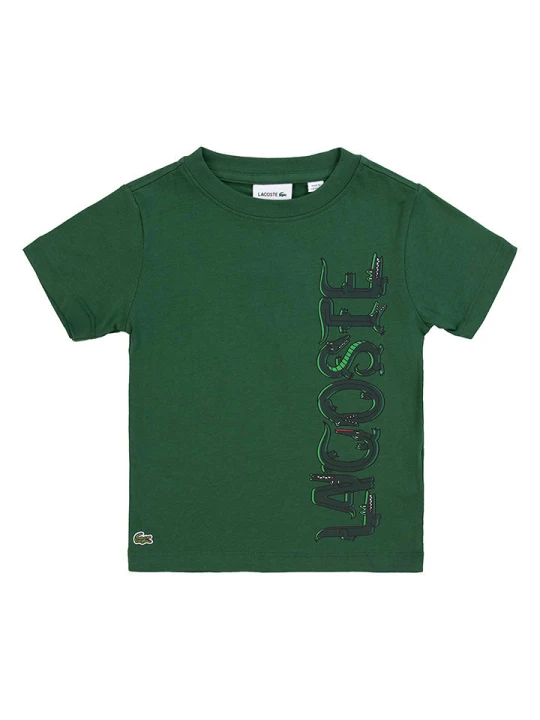 Zdjęcie produktu Lacoste Kids Koszulka w kolorze zielonym rozmiar: 122