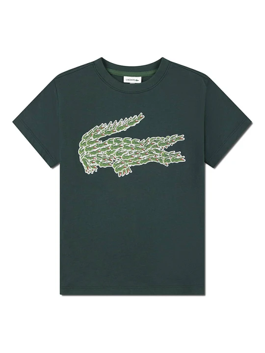 Zdjęcie produktu Lacoste Kids Koszulka w kolorze zielonym rozmiar: 122