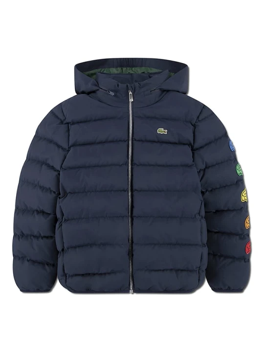 Zdjęcie produktu Lacoste Kids Kurtka pikowana w kolorze granatowym rozmiar: 128