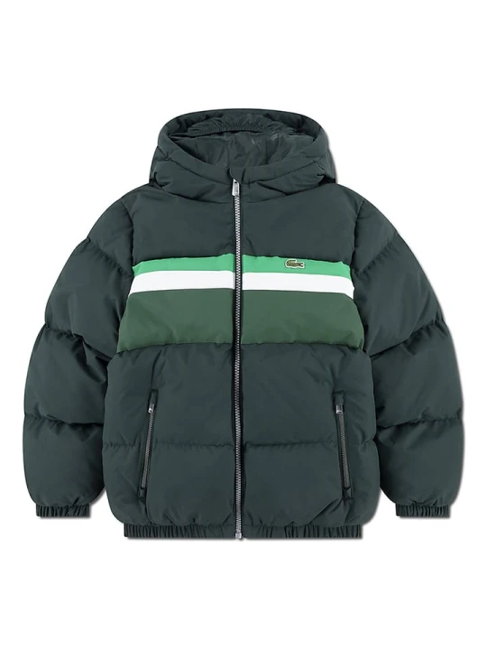 Zdjęcie produktu Lacoste Kids Kurtka zimowa w kolorze zielonym rozmiar: 98