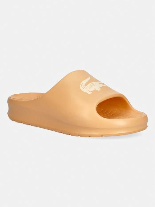 Zdjęcie produktu Lacoste klapki basenowe damskie SERVE SLIDE 2.0 żółty