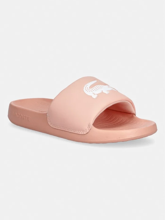 Zdjęcie produktu Lacoste klapki damskie Serve Slides 1.0 pomarańczowy