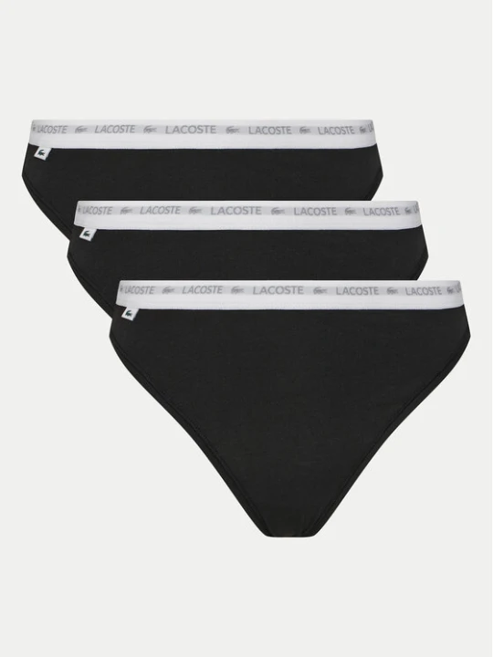 Zdjęcie produktu Lacoste Komplet stringów 8F1341 Czarny