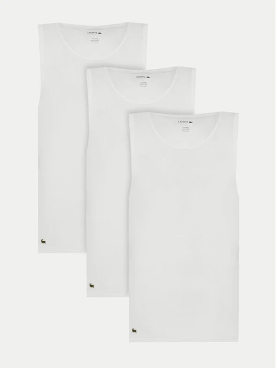 Zdjęcie produktu Lacoste Komplet tank topów TH9009 Biały Regular Fit