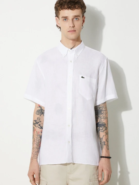 Zdjęcie produktu Lacoste koszula lniana męska