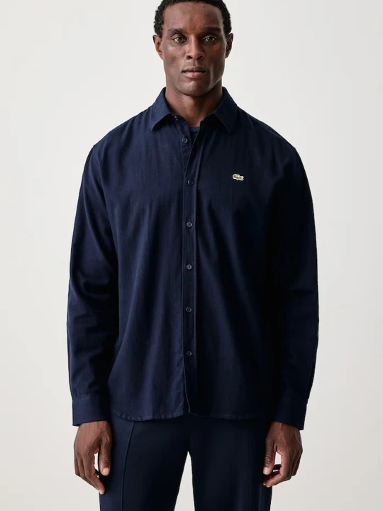 Zdjęcie produktu Lacoste koszula męska bawełniana granatowy