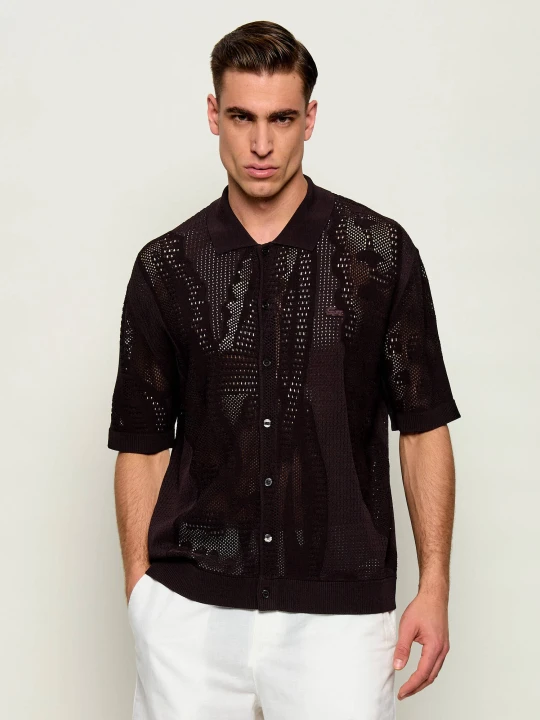 Zdjęcie produktu Lacoste Koszula | Relaxed fit brązowy