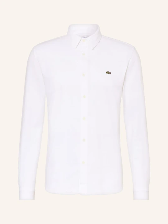 Zdjęcie produktu Lacoste Koszula Pikowana Slim Fit weiss BIAŁY
