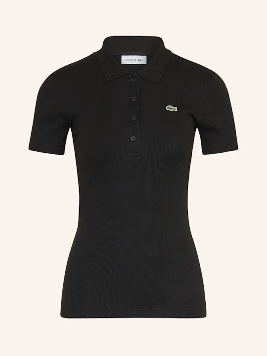 Zdjęcie produktu Lacoste Koszulka Polo Z Dżerseju schwarz CZARNY