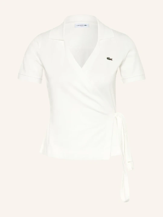Zdjęcie produktu Lacoste Koszulka Polo Z Pikowanym Wzorem weiss BIAŁY