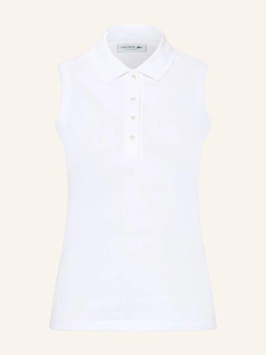 Zdjęcie produktu Lacoste Koszulka Polo Z Pikowanym Wzorem weiss BIAŁY