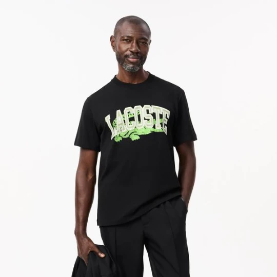 Zdjęcie produktu Lacoste koszulka z bawełnianego dżerseju o klasycznym kroju