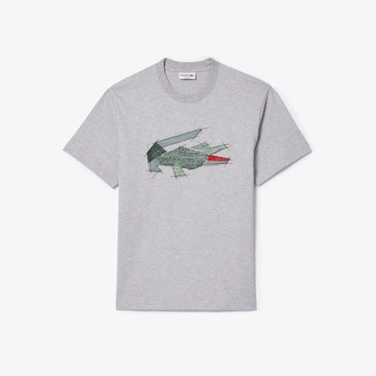 Zdjęcie produktu Lacoste koszulka z bawełnianego dżerseju o klasycznym kroju