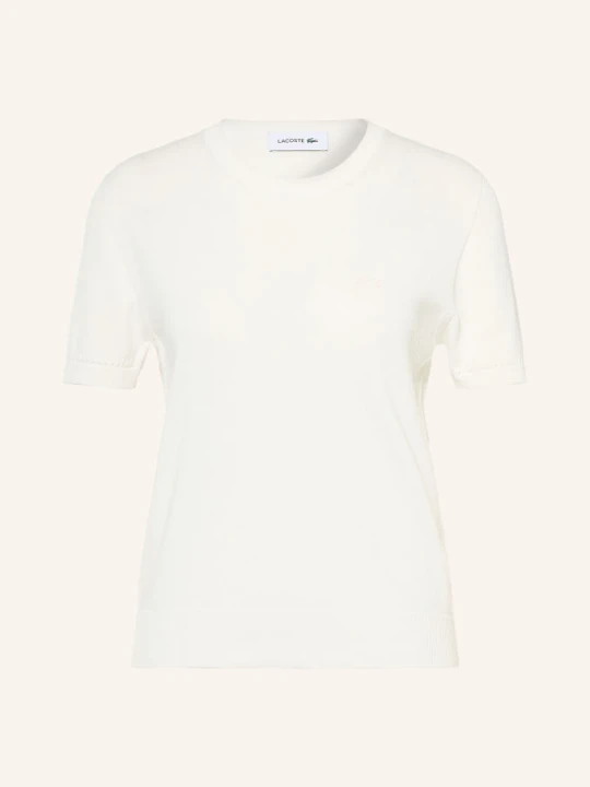 Zdjęcie produktu Lacoste Koszulka Z Dzianiny weiss BIAŁY