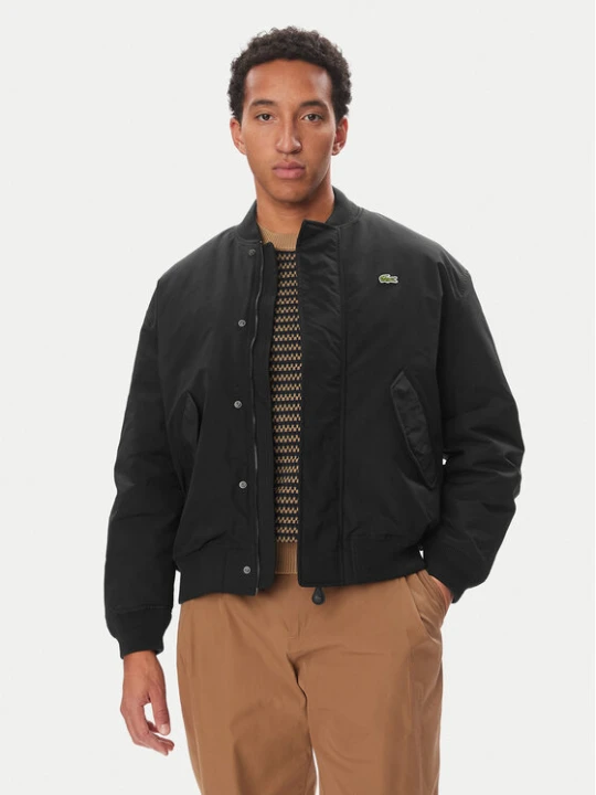 Zdjęcie produktu Lacoste Kurtka bomber BH1204 Czarny Regular Fit