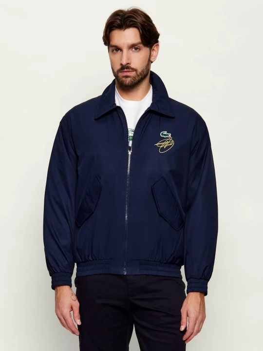 Zdjęcie produktu Lacoste Kurtka bomber | Lacoste x Novak Djokovic | Loose fit granatowy