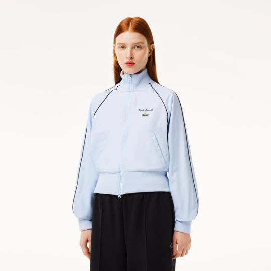Zdjęcie produktu Lacoste kurtka dresowa Relaxed Fit tafta w romby