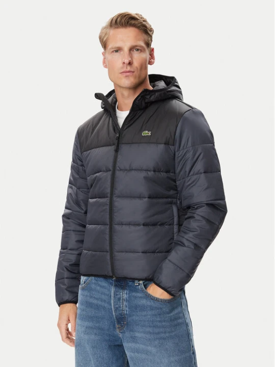 Zdjęcie produktu Lacoste Kurtka przejściowa BH6763 Szary ciemny Regular Fit