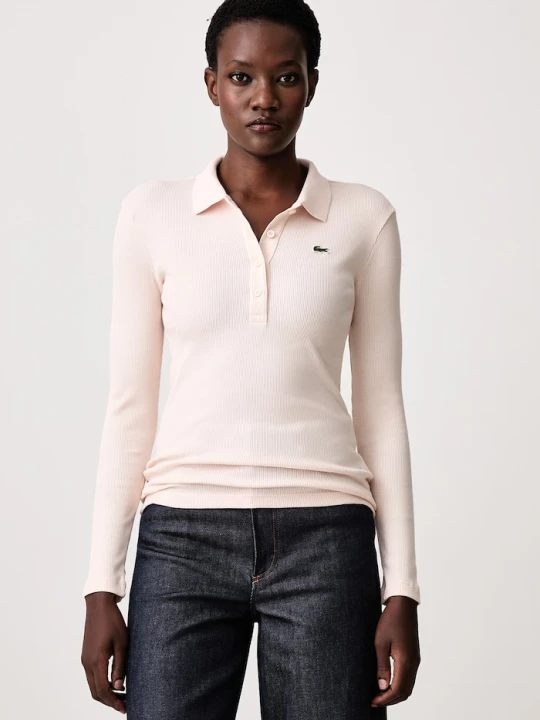 Zdjęcie produktu Lacoste longsleeve damski bawełniany różowy
