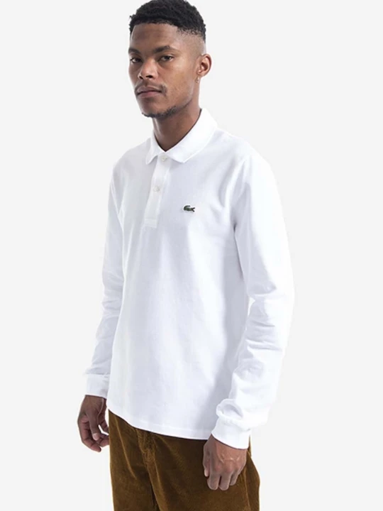 Zdjęcie produktu Lacoste longsleeve męski bawełniany biały